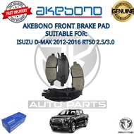 #AKEBONO #FRONT BRAKE PAD ISUZU D-MAX 2012-2016 RT50 2.5/3.0 (AN-553WKR)