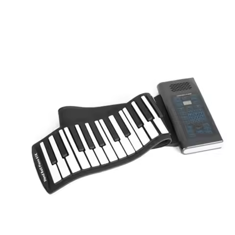 Digital Music Piano Keyboard, 128 Tones and Rhythms Travel Piano 88 Keys Roll up Flexible Piano for 
