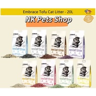 Embrance Tofu Pasir Kucing 20L
