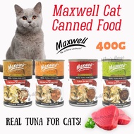Maxwell Premium Cat Canned Food Wet Food / Makanan Kucing Tin 400g