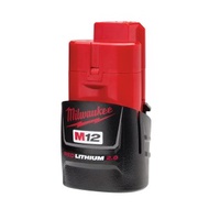 [特價]美國品牌 Milwaukee 米沃奇 12V鋰電專用電池 2.0AH M12B2