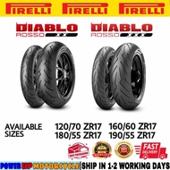 YEAR 2024 PIRELLI DIABLO ROSSO II III ROSSO 2 3 TIRE 120/70 ZR17 160/60 ZR17 180/55 ZR17 190/55 ZR 1