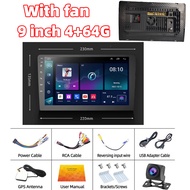 4+64G 7/9/10นิ้ว 2din Android 13 รถวิทยุเครื่องเล่นมัลติมีเดีย Androidรถวิทยุเครื่องเล่นวิดีโอมัลติม