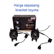 Foglamp projector 1 color max vision led projector biled car fog lamp 3 inch 6000K-toyota