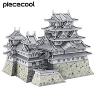 new Piececool Model Building Kits Himeji-jo Castle Puzzle 3D Metal DIY Toys Brain Teaser Gifts