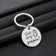 1pc Duck Keychain, Do You Have Any Grapes? Inspired By The Duck Song, For Duck Lovers Car Accessorie