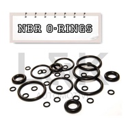 NBR O Rings / Buna / Black / Thickness 2.62mm / ID 152.07mm-247.32mm / National Size AS568
