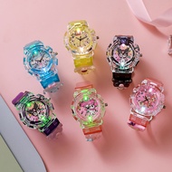 jam boboiboy windara jam boboiboy Children Melody Luminous Watch Girl Waterproof Cartoon Kindergarte