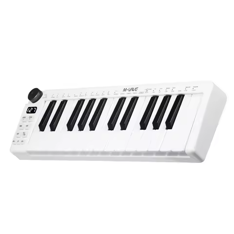 M-VAVE SMK-25mini MIDI Keyboard Rechargeable 25-Key MIDI Control Keyboard instrument Mini Portable U