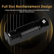 18650/21700 Battery Case 1/2/3/4 Section DIY Power Bank Accessory Box PC+ABS Fireproof Material Batt
