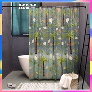 Eva Waterproof Shower Curtain Mildew-Proof Bathroom Partition Curtain Bathroom Hanging Curtain Shower Room Bath