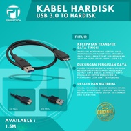 PROFFTECH USB 3.0 EXTERNAL HARD DISK CABLE 1.5M SATA EXTERNAL SSD HARD DISK CABLE