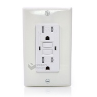 GFCI Leakage Protection Socket with Panel Wiring Socket GFCI Ground Fault security Protection Socket