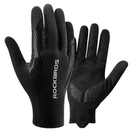 ROCKBROS S310-02 Medium Black Hand Glove Motorcycle Gloves Bike Riding Breathable Comfortable Sports