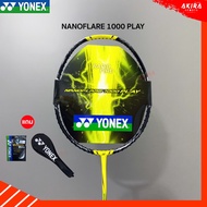 Yonex NANOFLARE-1000-Play 4U Badminton Racket With Bg65 Strings And Bag Sheath