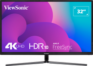 ViewSonic VX3211-4K-MHD 32" Ultra HD 3840 x 2160 4K 2xHDMI DisplayPort Built-in Speakers AMD FreeSync Technology Blue Light Filter Flicker-Free HDR10 Compatible Backlit LED Gaming Monitor
