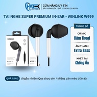 WINLINK W999 SUPER PREMIUM in-ear wired headphones, stereo bass, 3.5mm earbuds with MIC, gaming - Ea