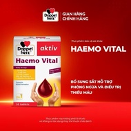 (GENUINE IMPORTED PRODUCT) Doppelherz Haemo Vital iron supplement pills to help prevent anemia (Box 