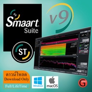 Smaart Suite V9 RTA พร้อมวีดีโอสอนติดตั้ง วิเคราะห์ระบบเสียง PA จูนลำโพง มืออาชีพขั้นสูง-Windows/Mac