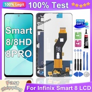 For Infinix Smart 8 / Smart 8 HD / Smart 8 Pro LCD Display X6525 X6525D X6525B Touch Screen Digitize