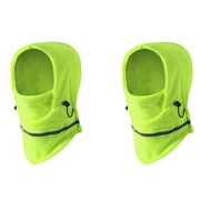 (VNBD) Hi Visibility Reflective Winter Thermal Mask Ski Motorcycle Full Face Mask Windproof Adjustab