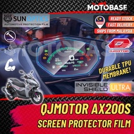 QJMOTOR AX200S Meter Screen Protector TPU Film QJ AX 200 S AX200 200S Motorcycle Accessories