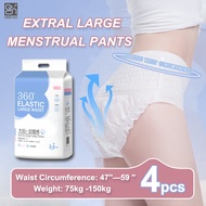 Endebao Menstrual Pants 5XL Up to 150kg/320lbs High Waist Anti-Leak Philippines Mom-Approved Postpar