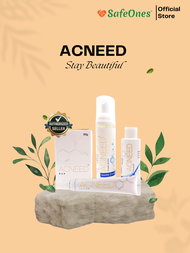 ACNEED Kit | Foam Wash 80ml | Toner 50ml | Bar 90g | Lotion 30g