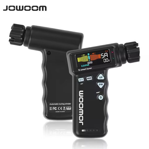 JOWOOM T2 Multi-functional Smart Guitar Tuner Peg String Winder Tool For Guitar Ukulele Chromatic Tu
