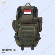 DN17 Tas Ransel Hiu - Tas Punggung Hiu - Ransel Backpack Hiu - Tas Gunung Tactical Hijau