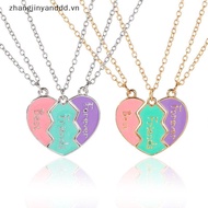yanddd Best Friend Necklaces For 3 Matching Heart Pendant Magnetic Bff Friendship Necklace .