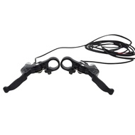 【Quality】 1 Pair Power Off Brake Lever Brakes Aluminum Alloy Electric Bike Brake System With Cable