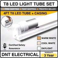 【COMPLETE SET】 LED T8 Tube Light Lampu LED Panjang Lampu Kalimantang LED Light Tube Siling Lampu Rum