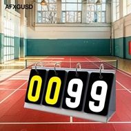 [AFXGUSD] Number Score Board Score Flipper Score Keeper 4 digits Scorekeeper for Outdoor
