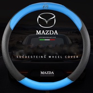 Mazda พวงมาลัยฝาครอบ Atez Angkesaila Mazda2 3 6 CX5 CX4 CX7 CX30 RX8อุปกรณ์เสริมฝาครอบจับ