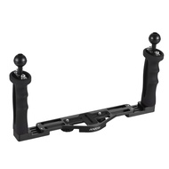 Andoer Dual Handle With Dual Stabilizer Adjustable Dslr Camera Handle Camera Dslr Adjustable Camera 