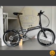 Fnhon Blast 22” • 10 Gears Shimano • Litepro Schwalbe Silverock • Matte Black • Folding Foldable Foldie Fold Bicycle Bike • 451 tyres 20” inches • Crius Master Gust Velocity Tornado Dahon Bifold Tern • Customise My Bicycle •