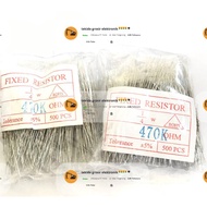 Resistor 1/4W 470K 1/4watt 1/4 watt 1000PCS 1000 PCS 470K OHM / 470 OHM 1000PCS