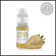 Edible royal gold glitter for Omakase performance