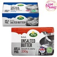 (NO COD,ONLY ONLINE PAYMENT) Arla Pro Butter Salted | Unsalted 250G, Butter Arla | Mentega Arla Arla