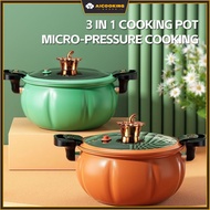 Stockpot Multi-purpose 3in1 Smart Pumpkin Stew Pot 8L high-capacity COUSCOUS POT Steamer stew cook c