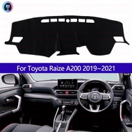 For Toyota Raize A200 2019 2020 2021 Suede Dash Mat Covers Dashmat Dashboard Pad leather flannel Carpet Accessories