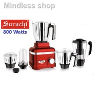 ☾❈❆Suruchi Blender Elantra 800 Watts-5 Jars / Persona 750 Watts -4 Jars/Made in India/ORIGINAL with 