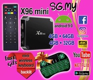 TvBox 4GB 64GB Preinstall 10000 Famous Live Channel and LatestApp Unroot Version Smart Tv Android Box IPTV Mini TvBox Malaysia AndroidBox