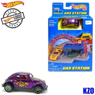 Hot Wheels Volkswagen VW Beetle Bug HTF 7SP Paint Chip From 1998 World Gas Station Playset Good Cond