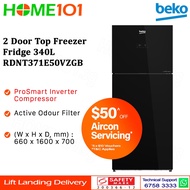 Beko 2 Door Top Freezer Fridge 340L RDNT371E50VZGB