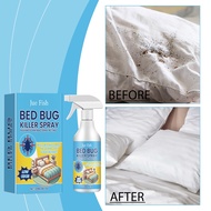 Jue-Fish Bed Bug Killer Spray 120ml Efficiently Remove Mites Safe And Harmless Fresh Smell