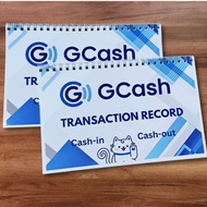 Gcash Transaction Notebook A5 Size Cash-in Cash-out Hard Wire Binder