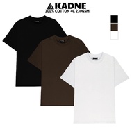 KADNE plain T-shirt form Cleanfit Basic 100% cotton 4c