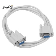 【zssyhtjjj.my】2PC 5Ft F / F Serial RS232 Null Modem Cable Female to Female DB9 FTA  Connection 9 Pin